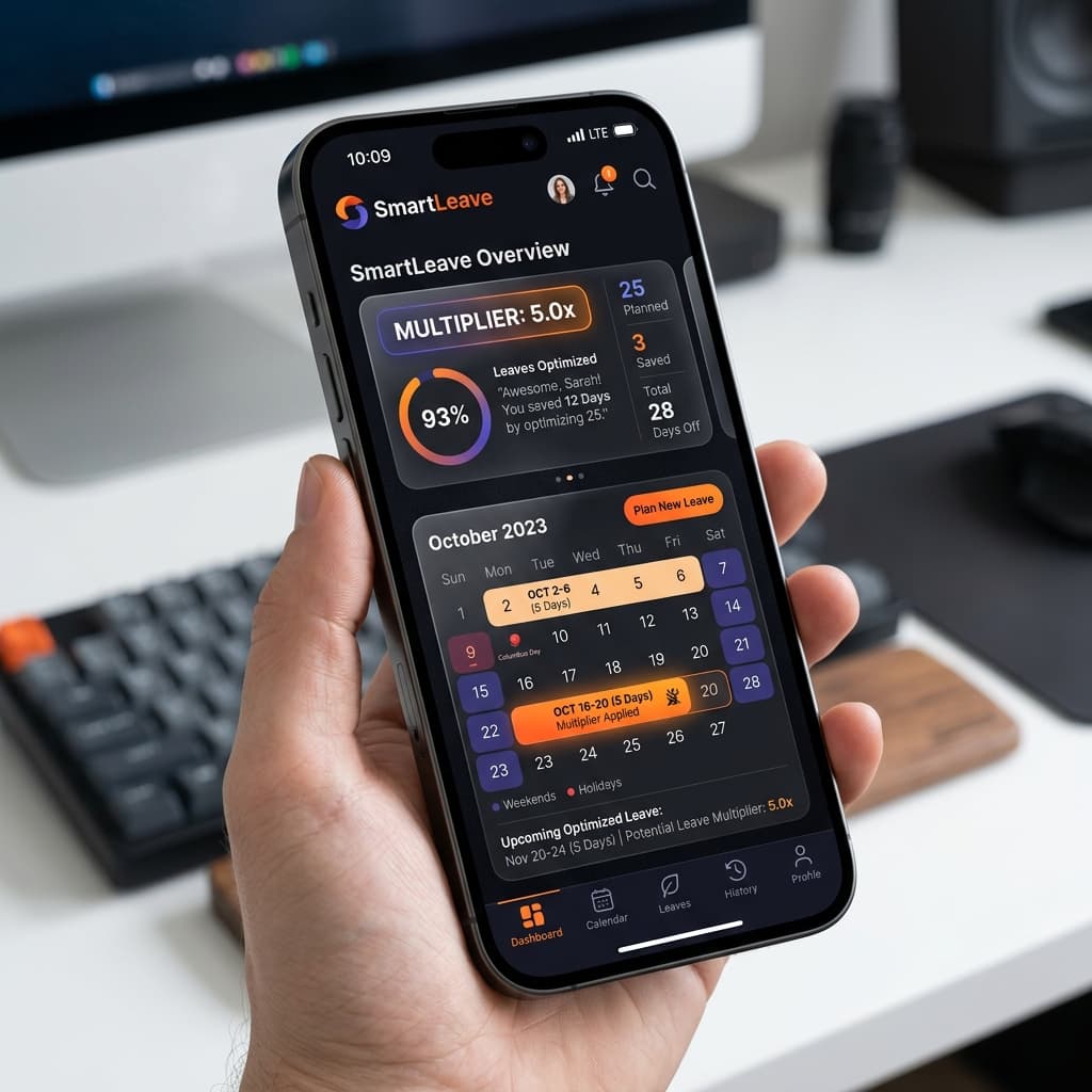 SmartLeave Mobile App UI